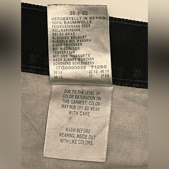 NAUTICA JEANS COMPANY MEN’S BLACK JEANS, RELAXED FIT 36 X 32 - Picture 11 of 11